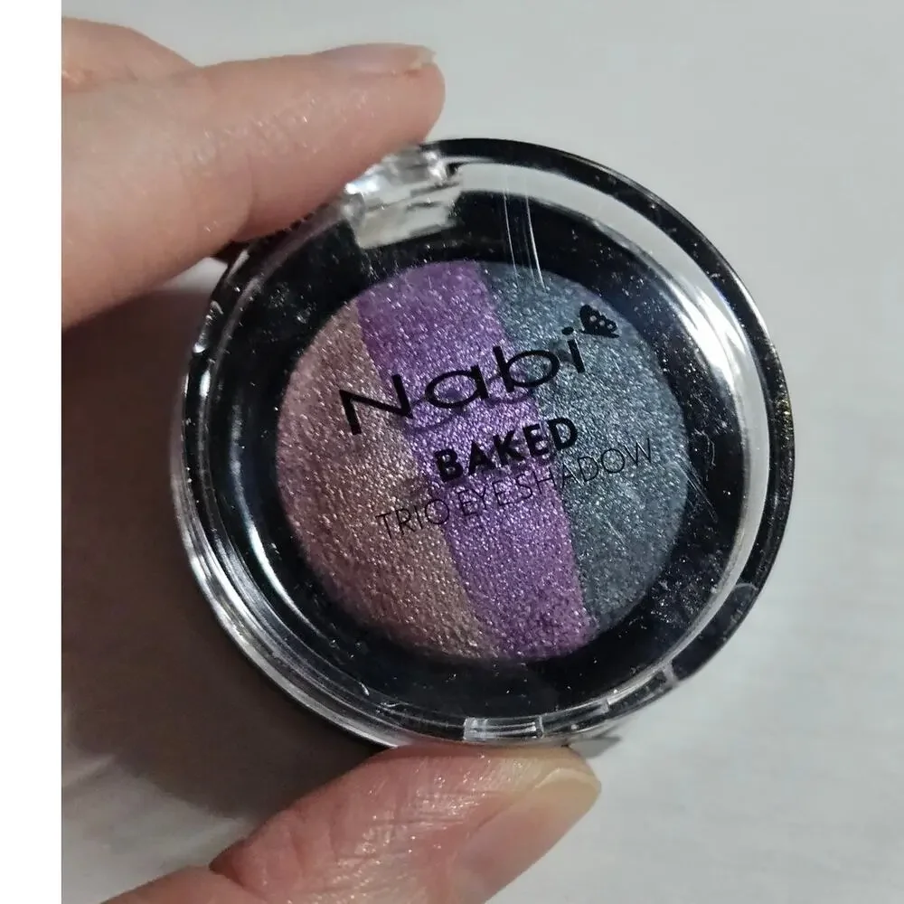 Nabi Baked Trio Eyeshadow Purple ~ NEW
